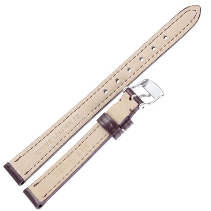 BAMBI バンビ レザーベルト 革ベルト 12mm レザー ワインシルバー 49827