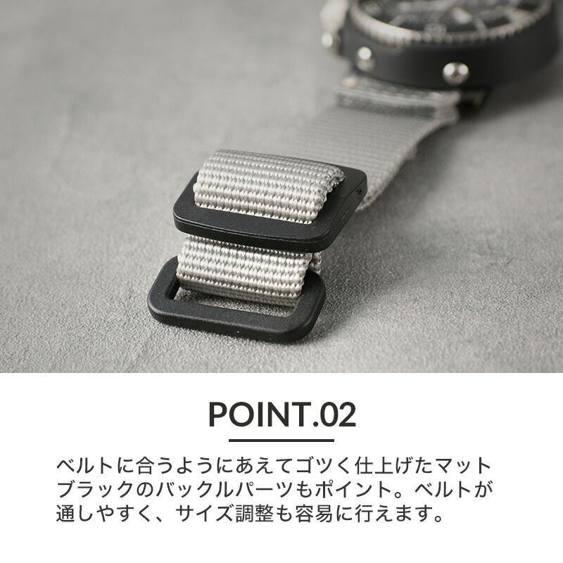 SEIKO セイコー 対応 ベルト】MOD VELCRO ARMY STRAP ベルクロ