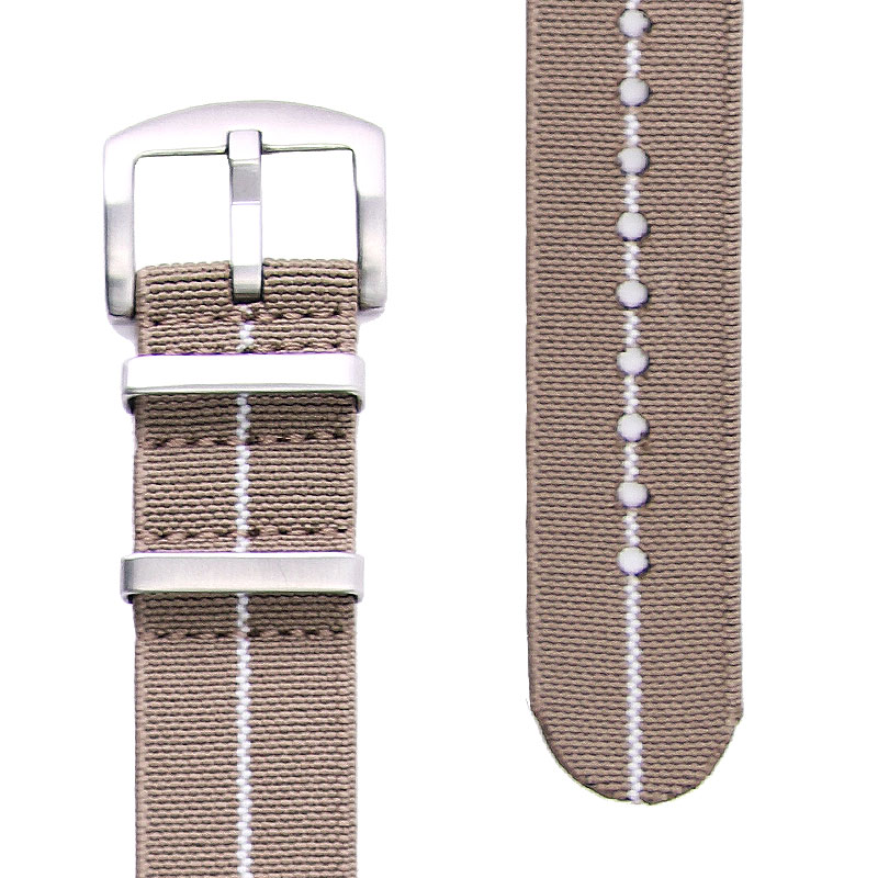 MOD ULTRA STRETCH NYLON STRAP ウルトラストレッチナイロン 交換用 腕時計 ベルト 伸縮性 シングル 引き通しタイプ 特殊弾性ナイロン 24mm
