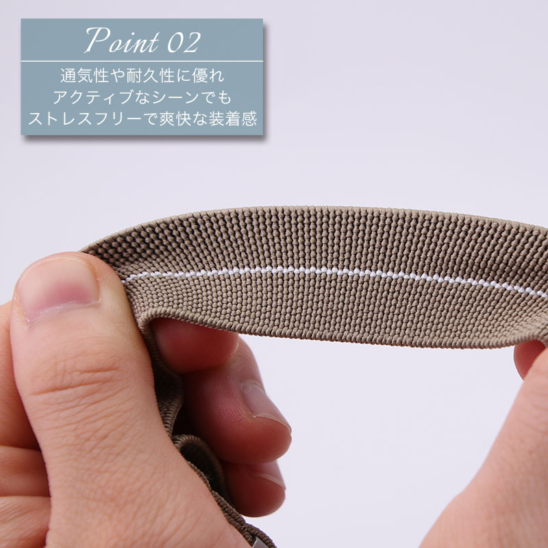 MOD ULTRA STRETCH NYLON STRAP ウルトラストレッチナイロン 交換用 腕時計 ベルト 伸縮性 シングル 引き通しタイプ 特殊弾性ナイロン 24mm