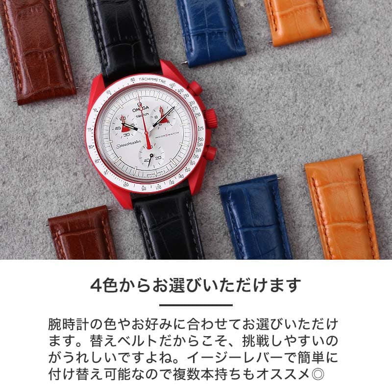 Swatch OMEGA オメガ スウォッチ 互換 ベルト】MOD スコッチガード