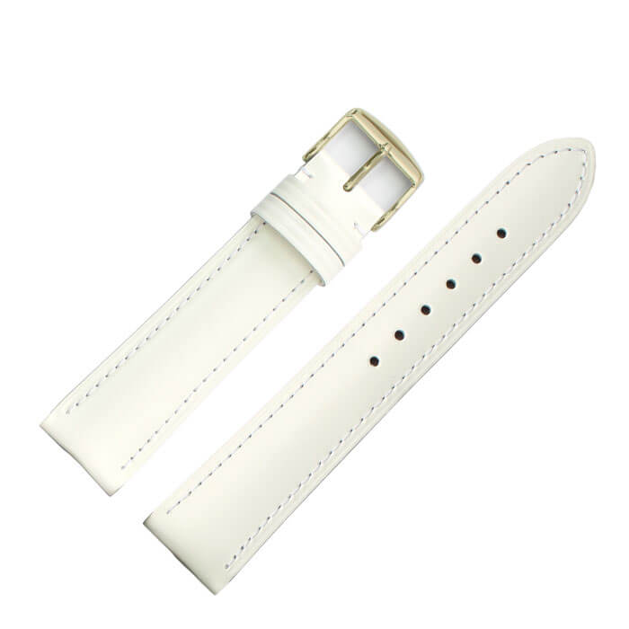 BAMBI バンビ レザーベルト 革ベルト 20mm レザー ホワイト ゴールド 49835