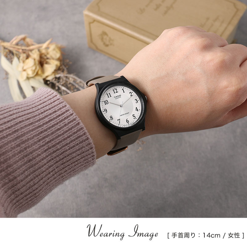 CASIO Standard チープカシオ 互換 ベルト】 MOD SMOOTH LEATHER STRAP