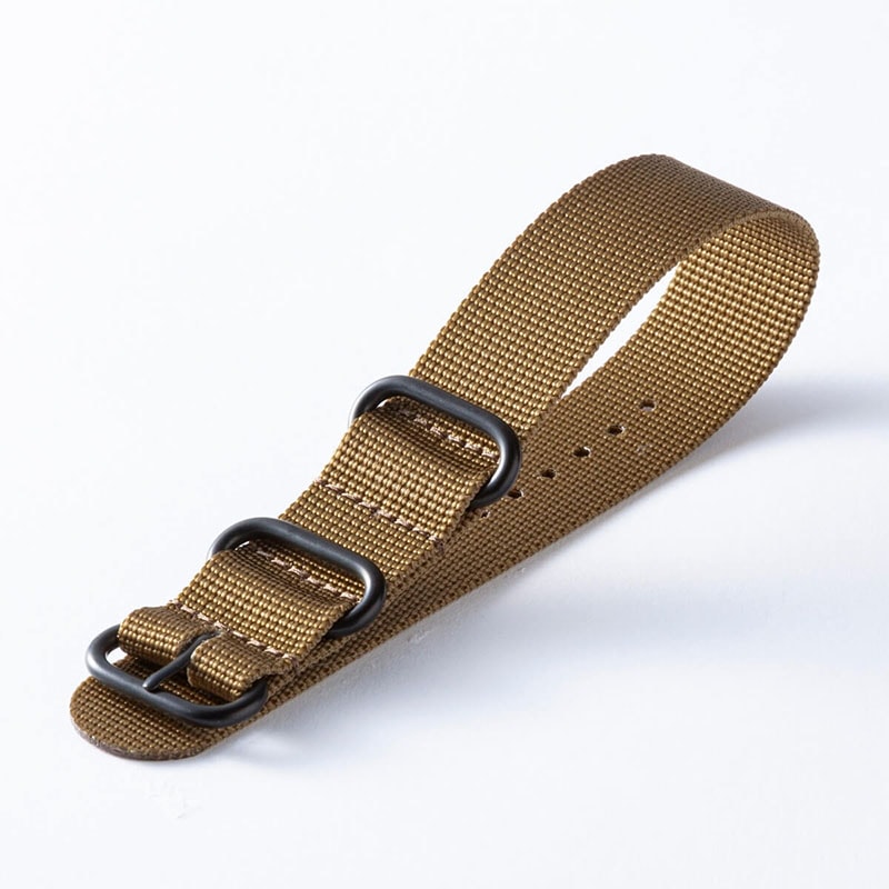 【スント対応 アダプターセット】MOD エムオーディー ZULU NYLON STRAP 24mm ナイロン ブロンズブラウン 49837 スント コア オールブラック SUUNTO CORE ALLBLACK