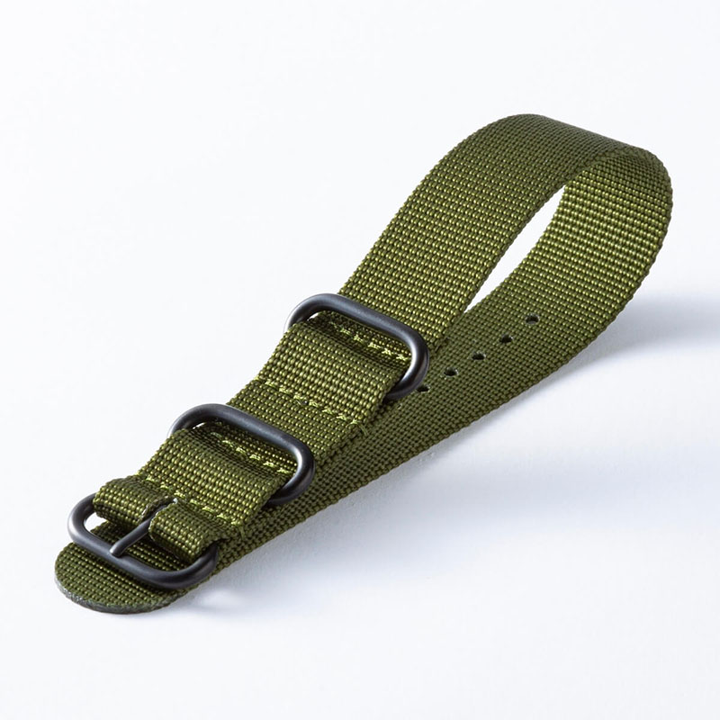 【スント対応 アダプターセット】MOD エムオーディー ZULU NYLON STRAP 24mm ナイロン オリーブグリーン 49839 スント コア オールブラック SUUNTO CORE ALLBLACK