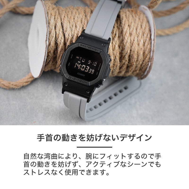 【G-SHOCK DW-5600 互換 アダプター ベルトセット】 MOD FKM RUBBER STRAP OFFSHORE FKMラバー オフショア 交換用 腕時計 ベルト カスタム パーツ イージーレバー 耐炎 耐油 耐化学薬品 耐熱 耐候 耐オゾン FKMラバー 22mm