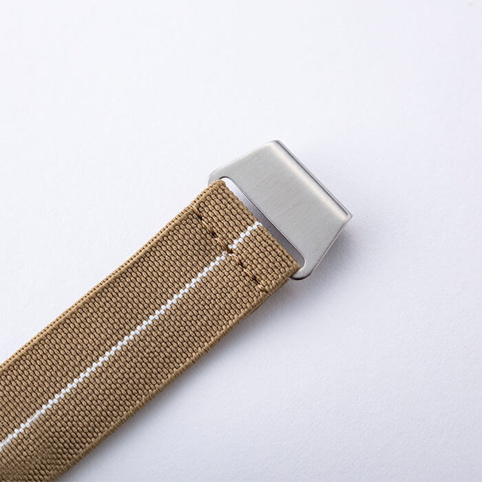 MOD エムオーディー MARINE NATIONAL STRAP 20mm 特殊弾性ナイロン サンドストーン/ホワイト 49846