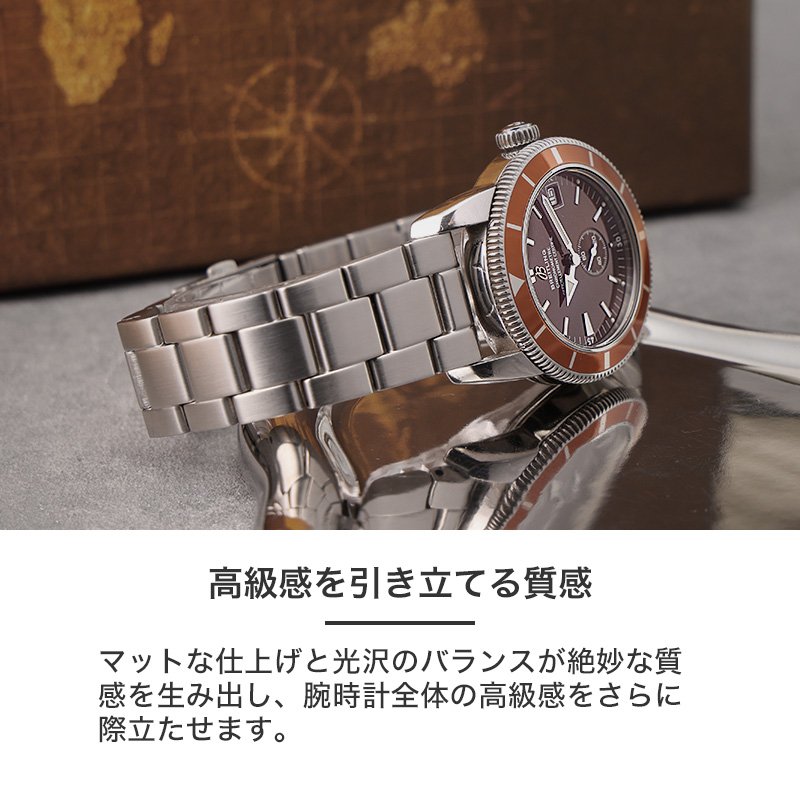 BREITLING 互換 ベルト】 MOD PREMIUM STEEL LINK STRAP NEXUS