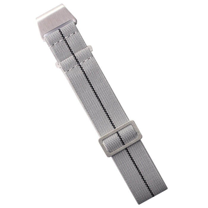 MOD エムオーディー MARINE NATIONAL STRAP 22mm 特殊弾性ナイロン ミラージュグレー/ブラック 49851