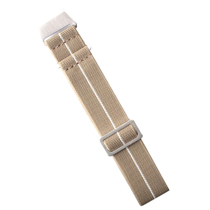 MOD エムオーディー MARINE NATIONAL STRAP 22mm 特殊弾性ナイロン サンドストーン/ホワイト 49852