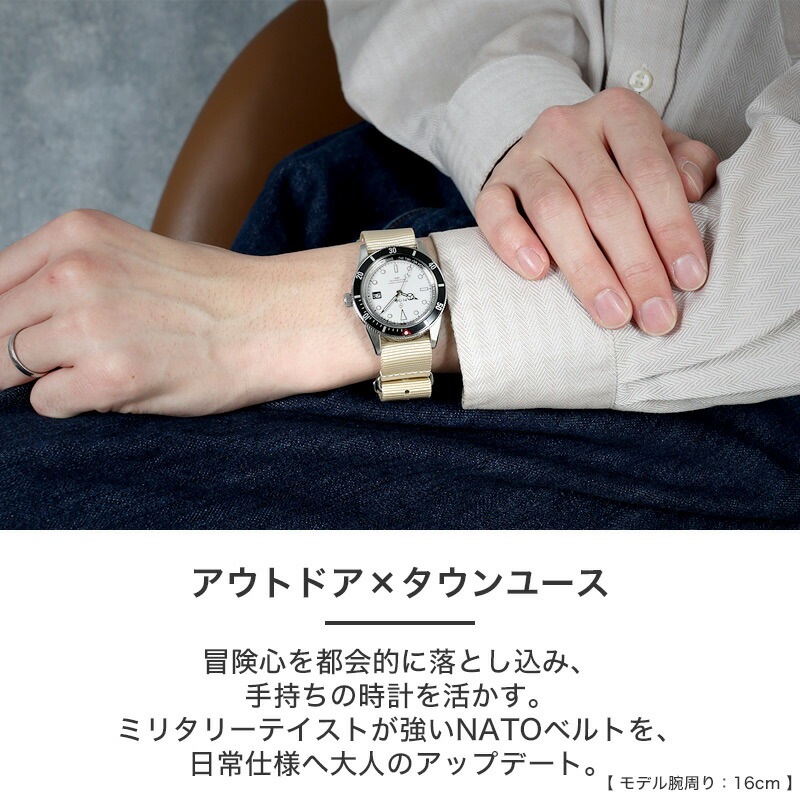 MOD NYLON NATO TYPE STRAP SIERRA ナイロン ナトータイプ シエラ 交換用 腕時計 ベルト ヴィンテージデザイン ダブル 引き通しタイプ ナイロン 18mm 20mm