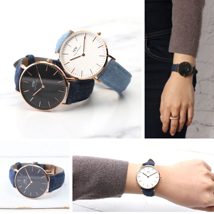 MOD DENIM LEATHER デニムレザー 交換用 腕時計 ベルト インディゴ イージーレバー デニム レザー 本革 18mm