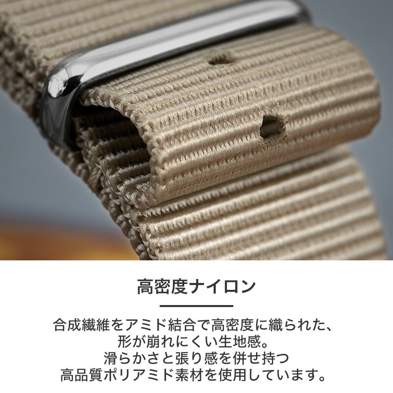 【ROLEX MILGAUSS 互換 ベルト】 MOD NYLON NATO TYPE STRAP SIERRA ナイロン ナトータイプ シエラ 交換用 腕時計 ベルト ヴィンテージデザイン ダブル 引き通しタイプ ナイロン 20mm