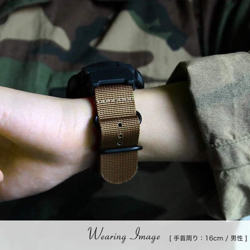 MOD エムオーディー ZULU NYLON STRAP ズールー ナイロン ストラップ 22mm 24mm