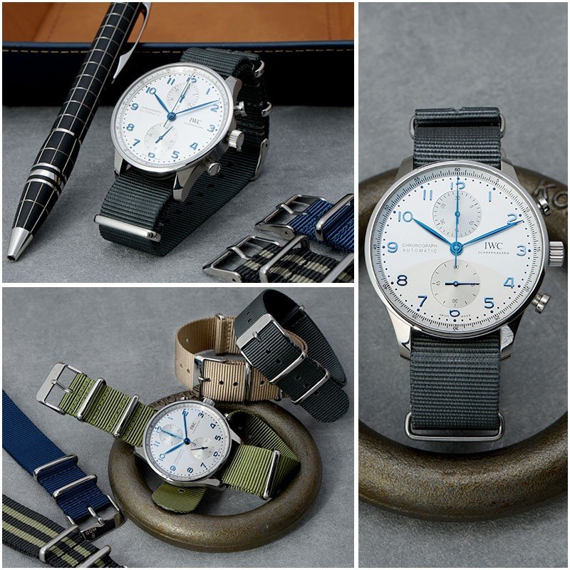 IWC 互換 ベルト】 MOD NYLON NATO TYPE STRAP SIERRA ナイロン ナトー