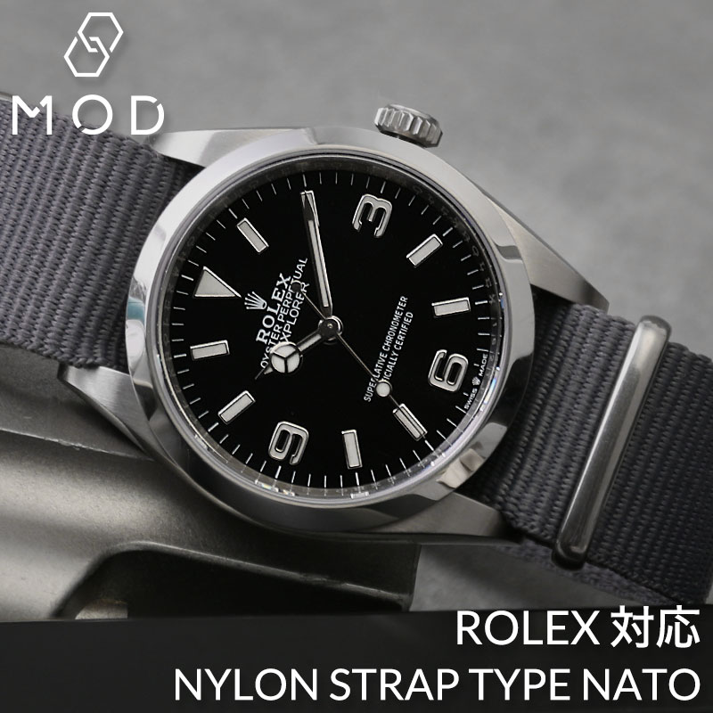 【ロレックス ROLEX 対応 ベルト】NYLON STRAP TYPE NATO ナイロン ストラップ ナトー カン幅  18 20mm 腕時計 時計 ナイロンベルト 時計ベルト 腕時計ベルト 替えベルト