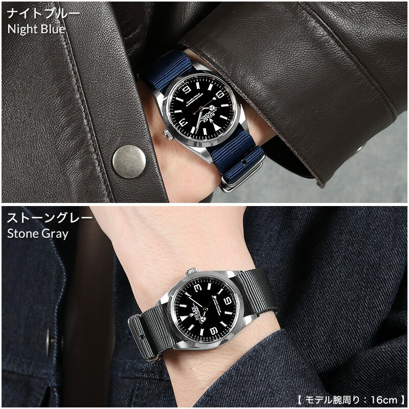 【ROLEX 互換 ベルト】 MOD NYLON NATO TYPE STRAP SIERRA ナイロン ナトータイプ シエラ 交換用 腕時計 ベルト ヴィンテージデザイン ダブル 引き通しタイプ ナイロン 18mm 20mm