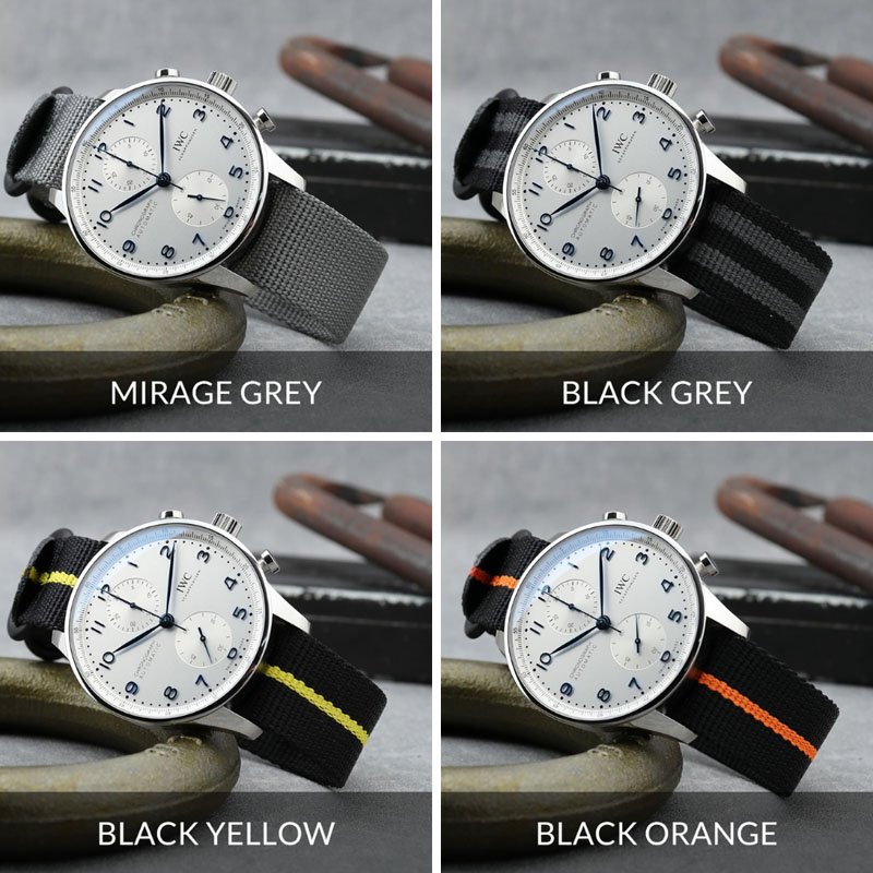 アイダブリューシー IWC 対応】MOD ZULU NYLON STRAP ズールー