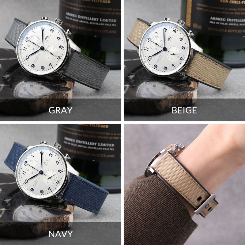 アイダブリューシー IWC 対応】MOD FKM ラバー ストラップ カン幅 ラグ