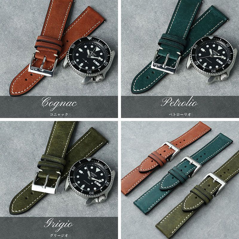 セイコー5 SEIKO 5 対応】MOD PUEBLO LEATHER STRAP プエブロ レザー