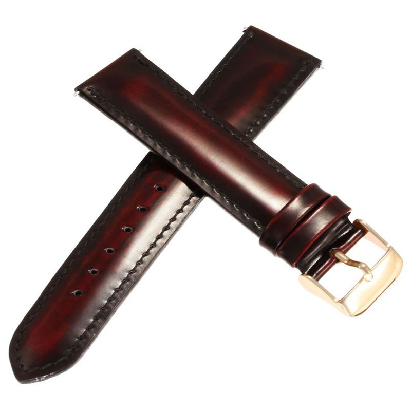 PARLEY パーリィー レザーベルト 20mm レザー ブラウン ゴールド 49684