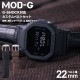 【G-SHOCK対応 アダプターセット】【DW 5600 5600BB 対応】BAMBI バンビ スコッチガード 強力撥水 レザーベルト 22mm レザー ブラック ブラウン 49586 ジーショック