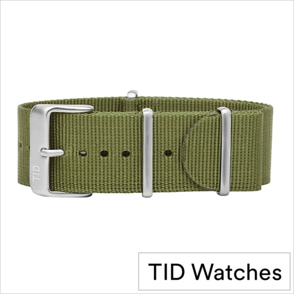 TID Watches ティッドウォッチ レザーベルト 21mm レザー