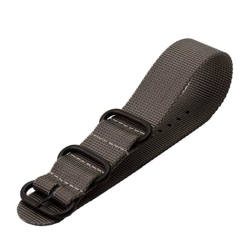 【スントコア対応】MOD ミラージュグレー ZULU NYLON STRAP 24mm ナイロン スント コア オールブラック SUUNTO CORE ALLBLACK 49990