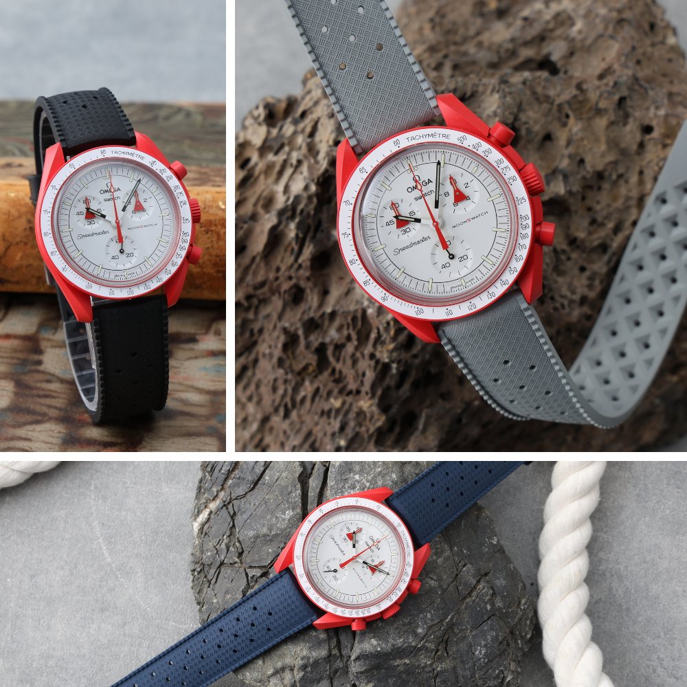 スウォッチ × オメガ SWATCH OMEGA 対応】MOD FKM RUBBER ボイジャー