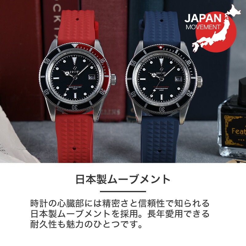MOD LEGACY レガシー ヴィンテージFKMラバー ソーラー 腕時計 メンズウォッチ ヴィンテージダイバーズデザイン ステンレス FKMラバー 38mm