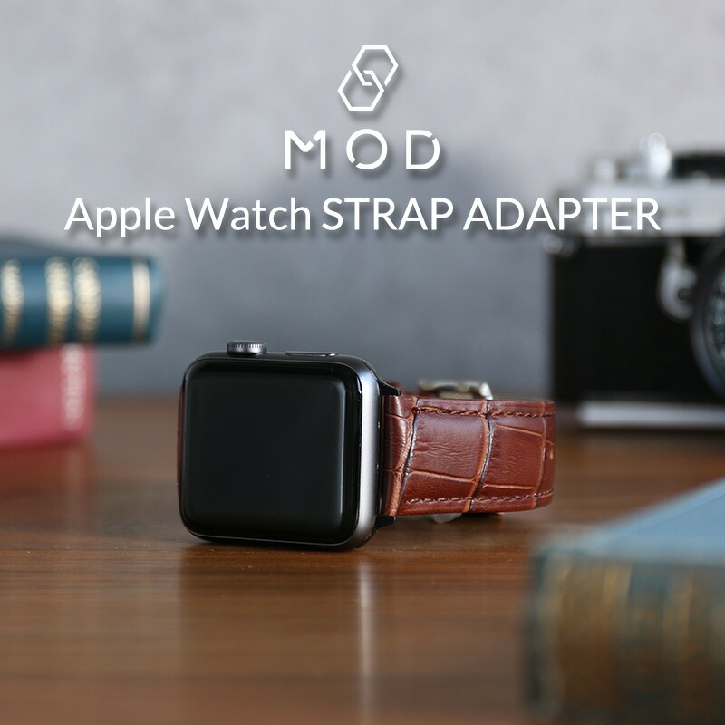 MOD AppleWatch Strap Adapter アップルウォッチストラップアダプター アップルウォッチ カスタム アダプター ベルト取付幅22mm ステンレス 38 40 41 42 44 45 46 49 mm ケース用