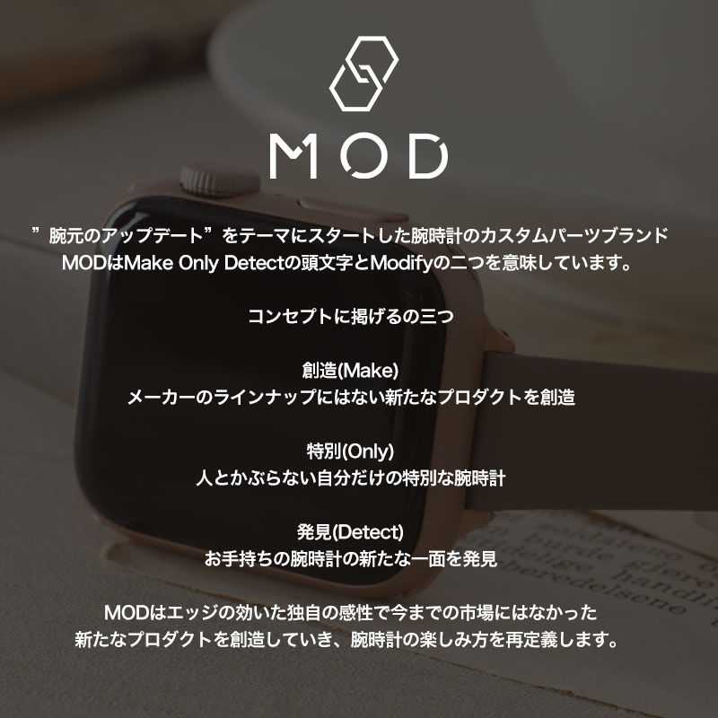 MOD AppleWatch Strap Adapter アップルウォッチストラップアダプター アップルウォッチ カスタム アダプター ベルト取付幅14mm 18mm ステンレス 38 40 41 42 44 45 46 49 mm ケース用