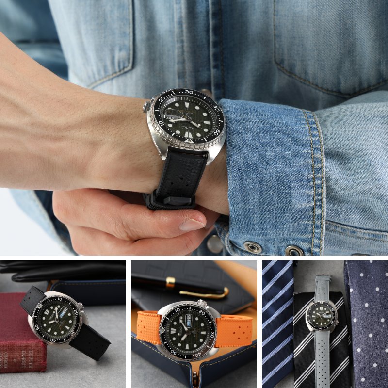セイコー プロスペック ベルト ラグ幅20mm 中古美品 セイコー プロスペックス 対応】SEIKO PROSPEX MOD ZULU NYLON