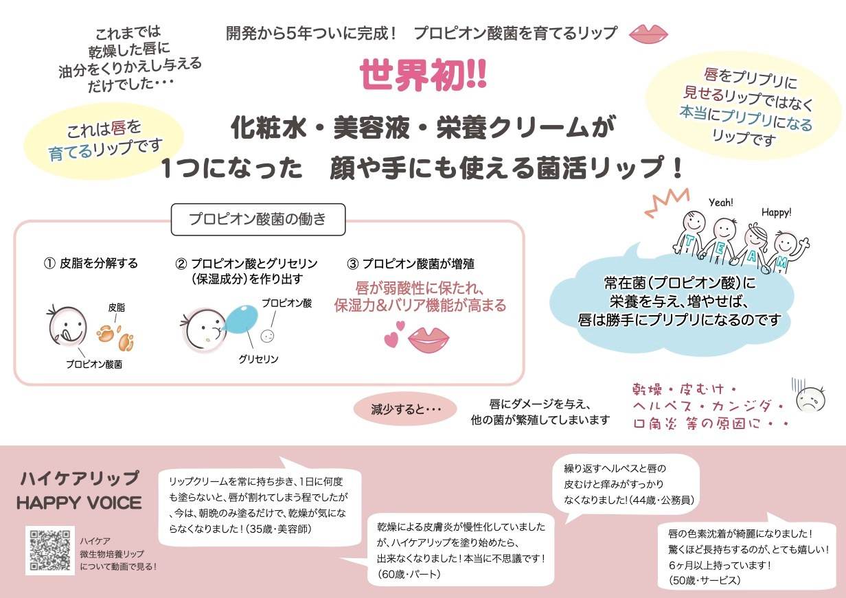 ハイケア微生物培養リップ(メール便対象商品)