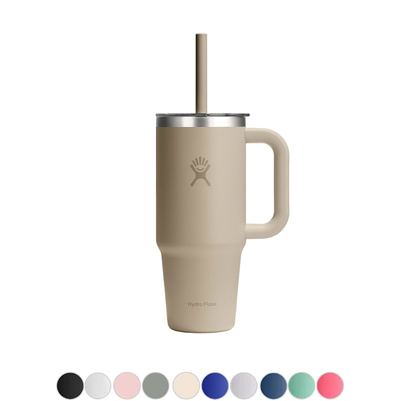 Hydro Flask｜Hydration｜24 oz Travel Tumbler Clear Lid