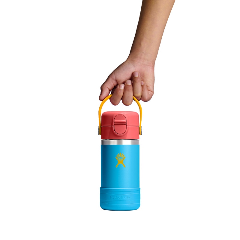 12 oz Kids Wide Mouth Covered Cap