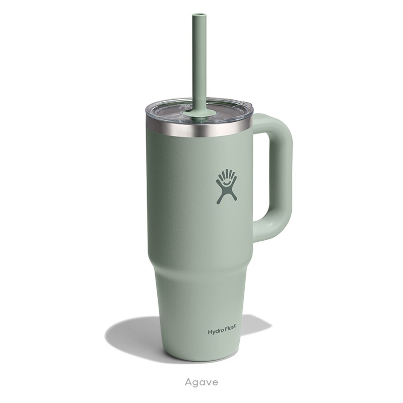 24 oz Travel Tumbler Clear Lid