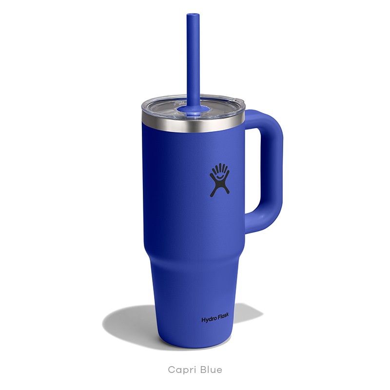 24 oz Travel Tumbler Clear Lid