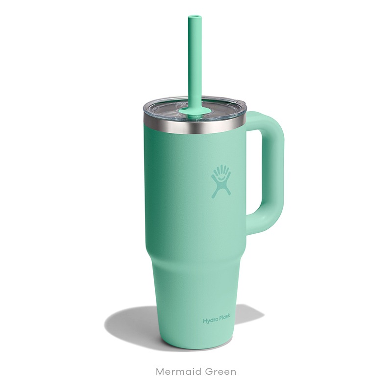 24 oz Travel Tumbler Clear Lid