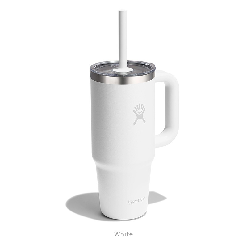 24 oz Travel Tumbler Clear Lid
