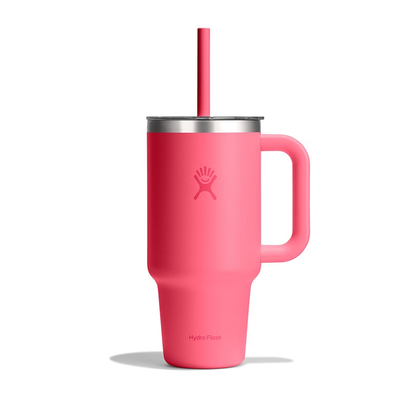 32 oz Travel Tumbler Clear Lid