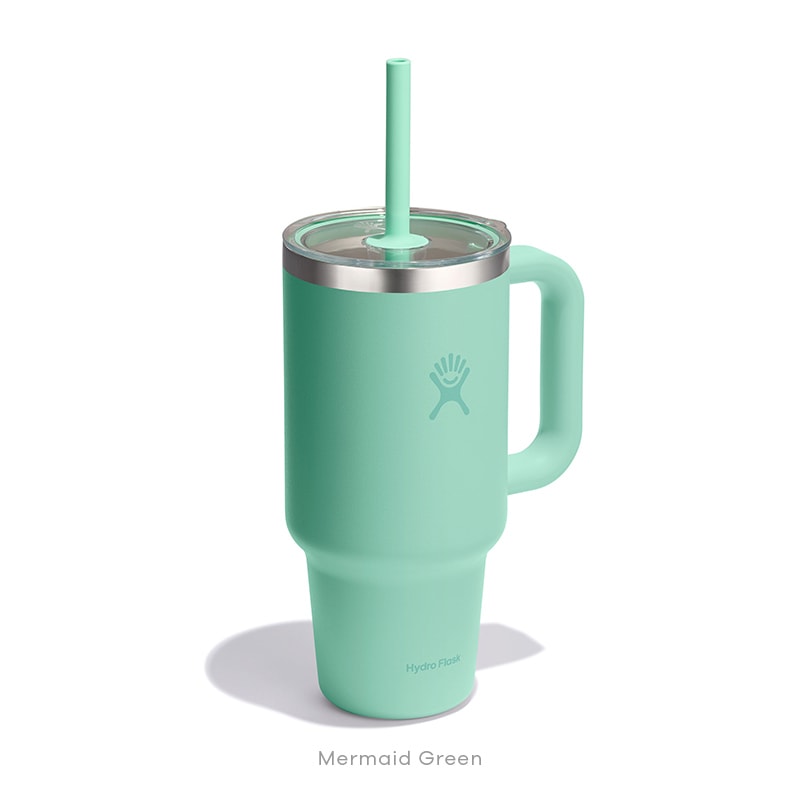 32 oz Travel Tumbler Clear Lid