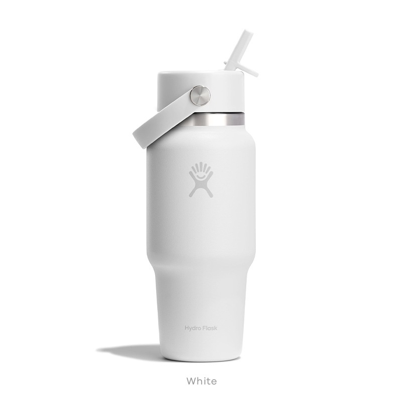 24 oz Travel Bottle With Wide Flex Straw