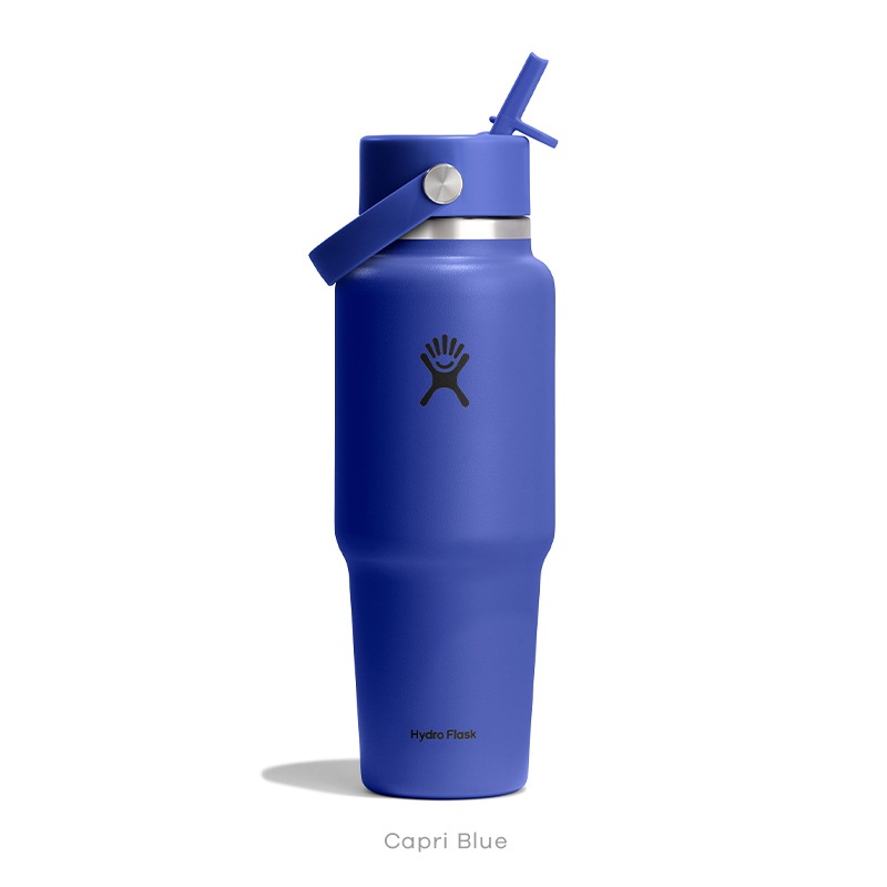 32 oz Travel Bottle With Wide Flex Straw