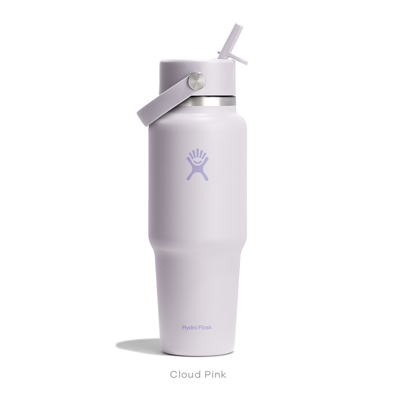 32 oz Travel Bottle With Wide Flex Straw