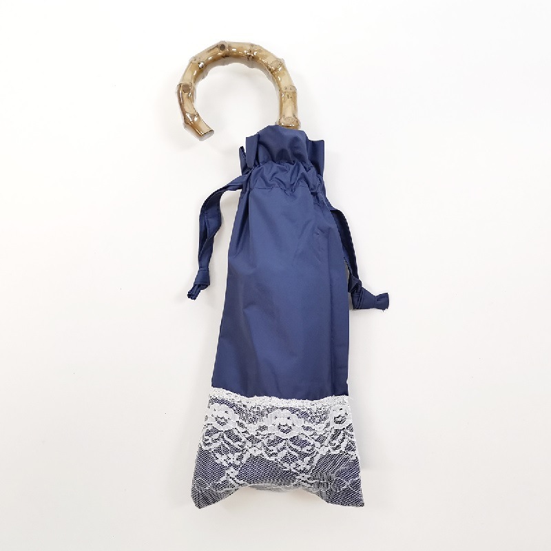 遮熱&遮光　ハイレグレース　晴雨兼用3段折りたたみ傘　裏黒　コーティング