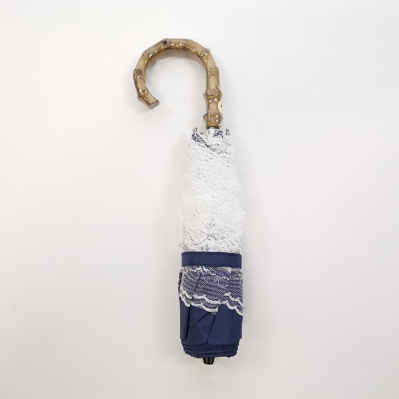 遮熱&遮光　ハイレグレース　晴雨兼用3段折りたたみ傘　裏黒　コーティング