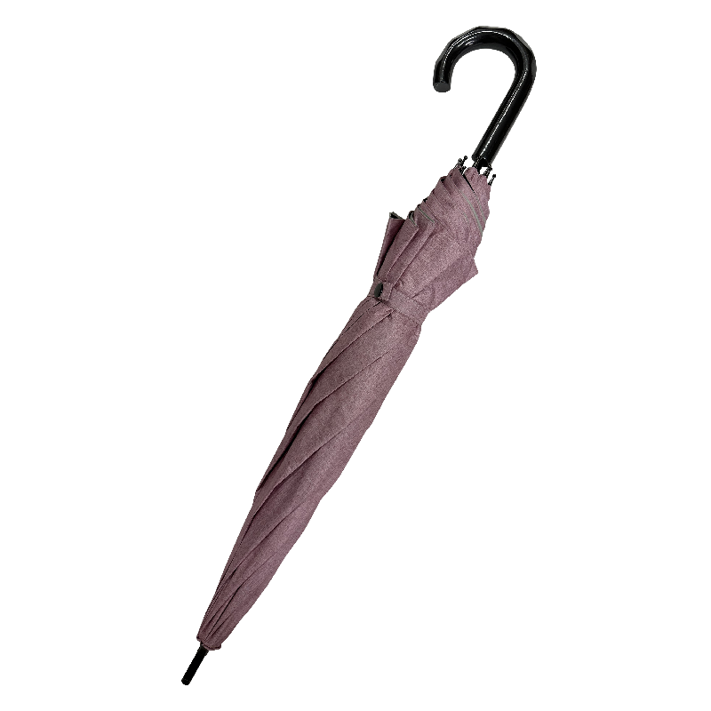 NHK【ほっと関西サタデーで紹介♪】トランスフォーム傘　ダンガリー風プリント　裾が広がる傘　晴雨兼用　本体裏黒　コーティング