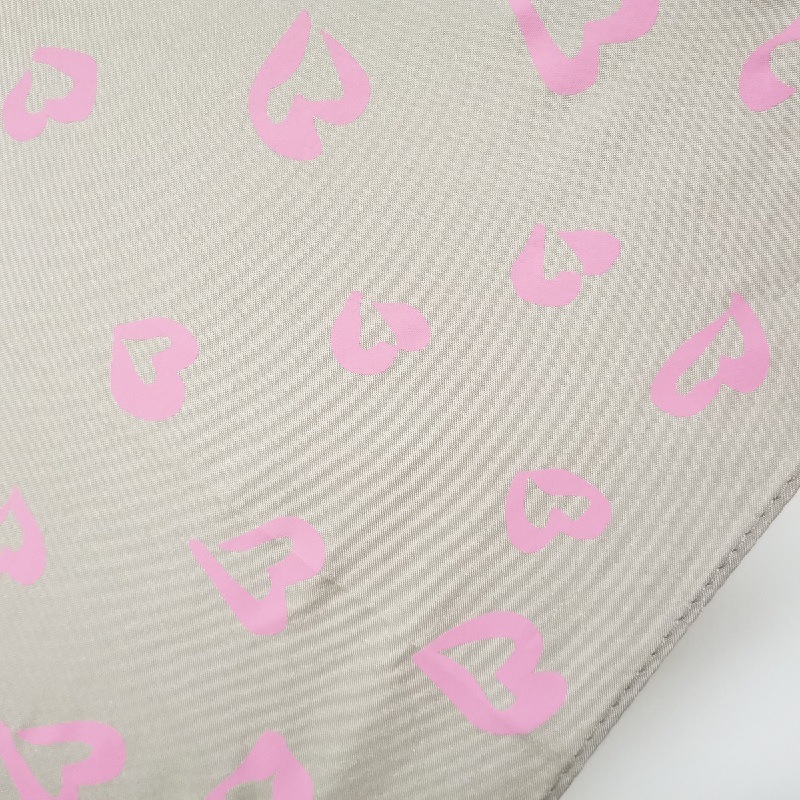 ショートワイド傘 ハートヒョウ柄 雨晴兼用傘