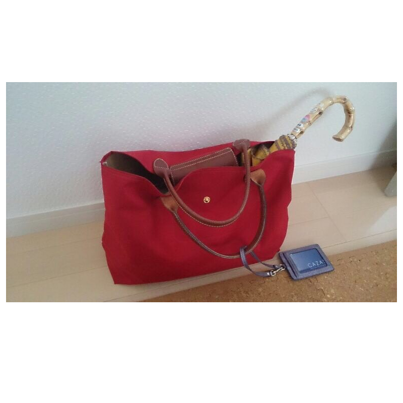 ショートワイド傘　　ゴールドフラワーボーダー　雨晴兼用傘